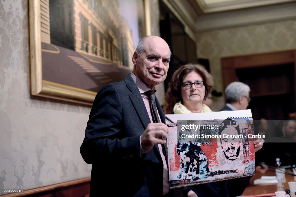"Truth for Giulio Regeni" Press Conference Held In The Senate