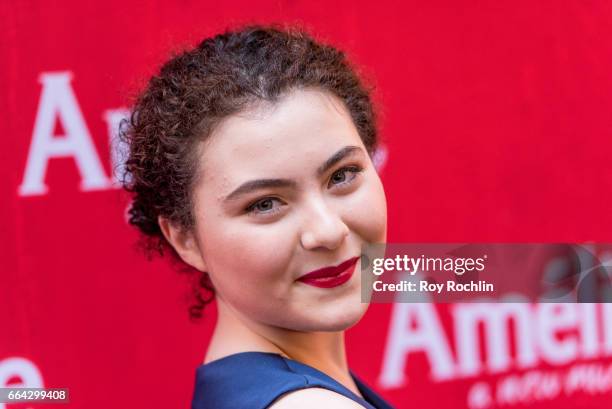 Lilla Crawford attends the "Amelie" Broadway Opening Night - Arrivals and Curtain Call at Walter Kerr Theatre on April 3, 2017 in New York City.