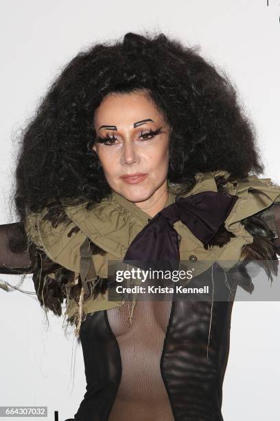 Susanne Bartsch attends Jeffrey Fashion Cares 2017 at Intrepid Sea-Air-Space Museum on April 3, 2017 in New York City.