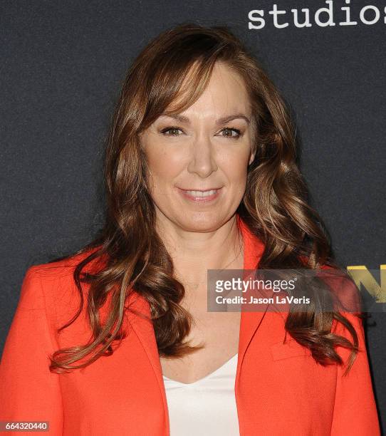 Actress Elizabeth Marvel attends the ATAS Emmy screening of Showtime's "Homeland" at NeueHouse Hollywood on April 3, 2017 in Los Angeles, California.