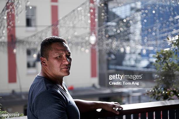 pacific islander in thoughtful pose - photohui stock pictures, royalty-free photos & images