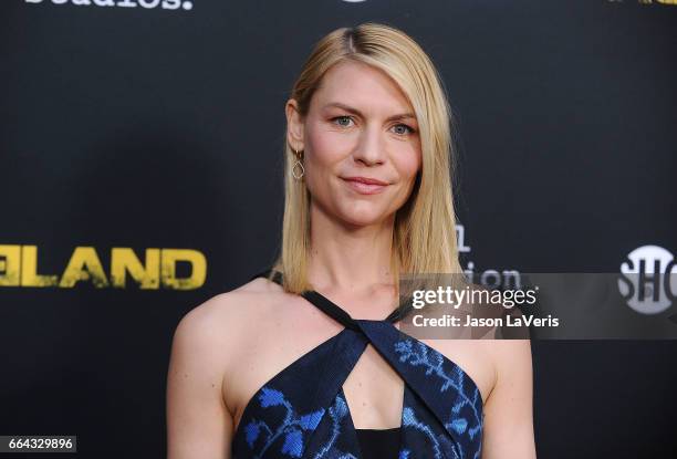 Actress Claire Danes attends the ATAS Emmy screening of Showtime's "Homeland" at NeueHouse Hollywood on April 3, 2017 in Los Angeles, California.