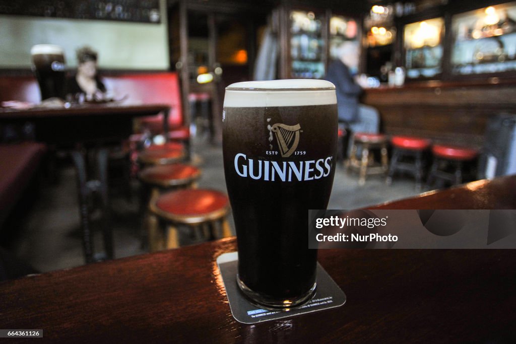 A perfect pint of Guinness in Slatterys Rathmines