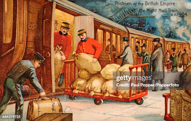 Two Postmen Postmen Of The British Empire: English 1904 Photos and Premium High Res ...