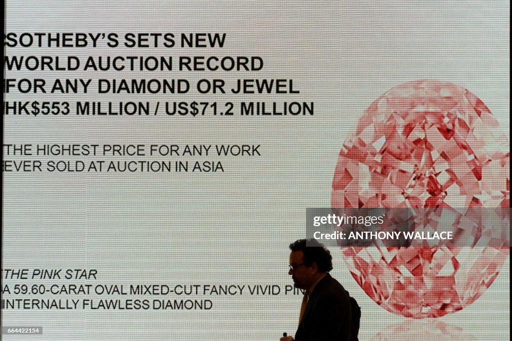 HONG KONG-DIAMOND-AUCTION-SOTHEBYS-SALE-LIFESTYLE