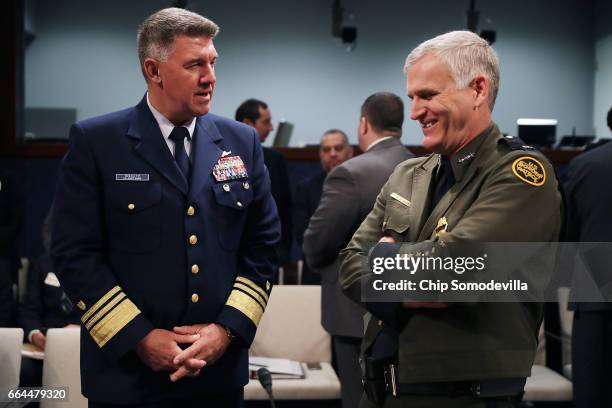 Department of Homeland Security Joint Task Force East Director Vice Admiral Karl Schultz and Homeland Security Department Joint Task Force West...