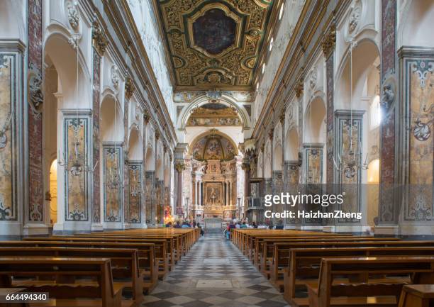 amalfi cathedral - sorrento imagens e fotografias de stock