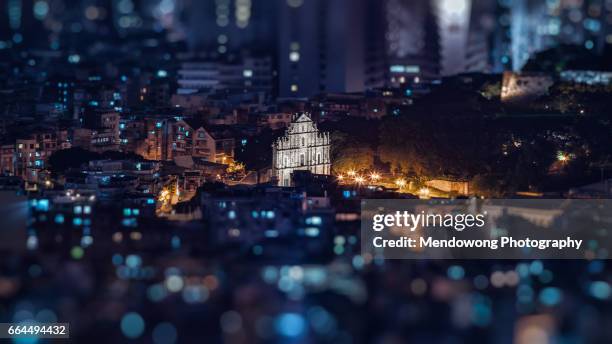 night of macau - macao stock pictures, royalty-free photos & images