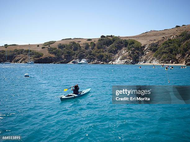 sailing trip to catalina island, ca - emerald bay lake tahoe stock pictures, royalty-free photos & images