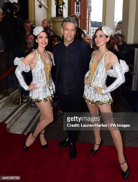 Rupert Graves arrives for the opening night of the musical 42nd Street, in aid of East Anglia's Children's Hospice at the Theatre Royal, Drury Lane,...