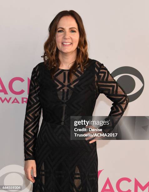 Singer/songwriter Lori McKenna attends the 52nd Academy of Country Music Awards at Toshiba Plaza on April 2, 2017 in Las Vegas, Nevada.