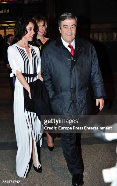 Francisco Alvarez Cascos attends the art exhibition belonging to Eduardo and Mariana Hochschild at Sala Alcala 3 on February 20, 2017 in Madrid,...