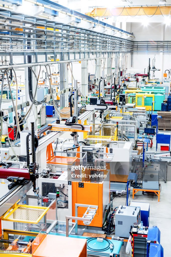 Machine Production Background Modern Production Line With Machinery High-Res Stock Photo - Getty Images