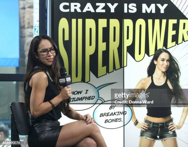 Mendez Brooks appears to promote "Crazy Is My Superpower" during the BUILD Series at Build Studio on April 4, 2017 in New York City.