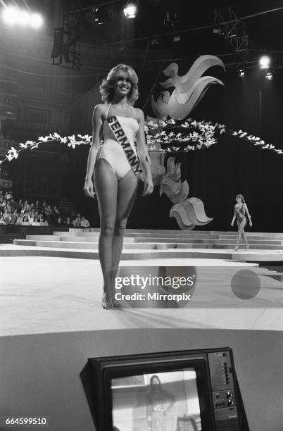 Miss World 1980, 13th November 1980. Miss Germany Gabriella Brum.