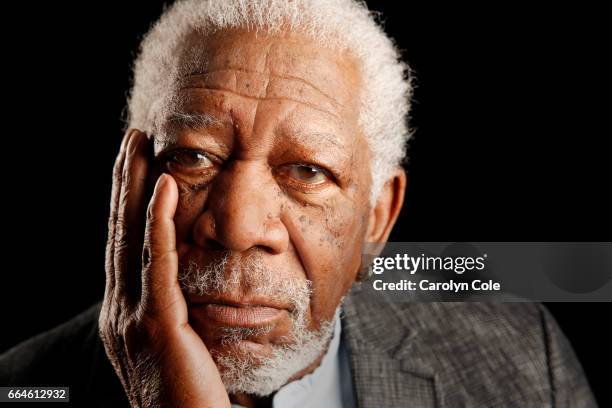 Actor Morgan Freeman is photographed for Los Angeles Times on March 27, 2017 in New York City. PUBLISHED IMAGE. CREDIT MUST READ: Carolyn Cole/Los...
