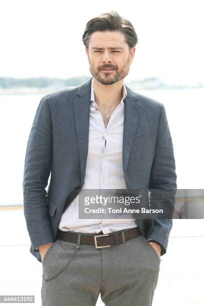 Richard Short attends "Mary Kills People" Photocall during MIPTV 2017 on April 3, 2017 in Cannes, France.