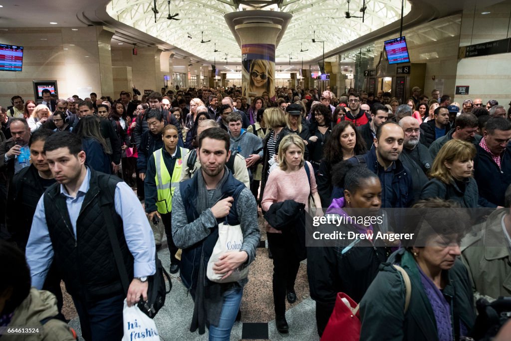 Mass Transit Disruptions Create Chaos For NYC Commuters