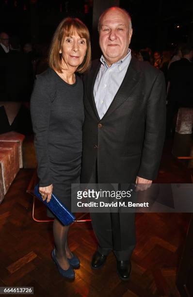 Diana Goldsmith and Harvey Goldsmith attend the opening night after party for "42nd Street" in aid of the East Anglia Children's Hospice at One...