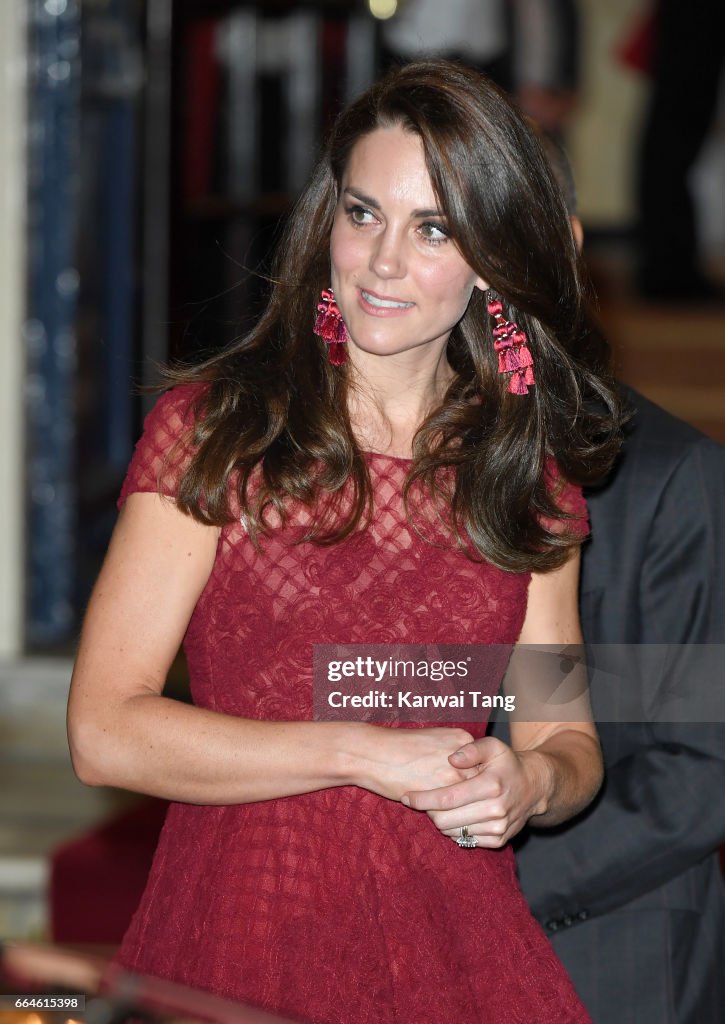 The Duchess Of Cambridge Attends The Opening Night Of "42nd Street" In Aid Of The East Anglia Children's Hospice