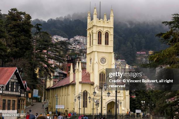 Shimla Ridge Church 79 Christ Church (Shimla) Stock Photos, High-Res Pictures, and Images ...