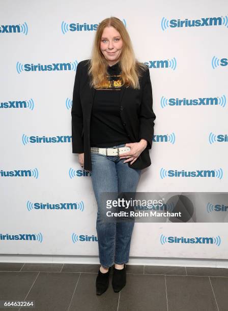 Bebe Buell visits at SiriusXM Studios on April 4, 2017 in New York City.