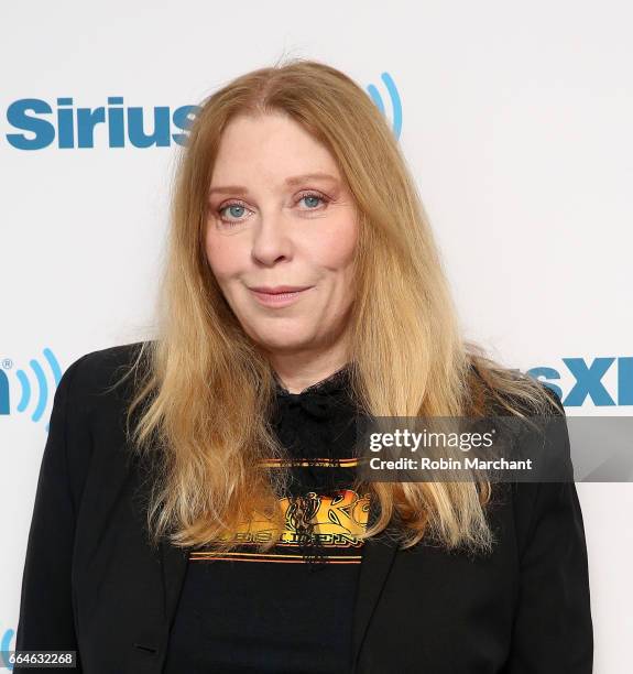 Bebe Buell visits at SiriusXM Studios on April 4, 2017 in New York City.