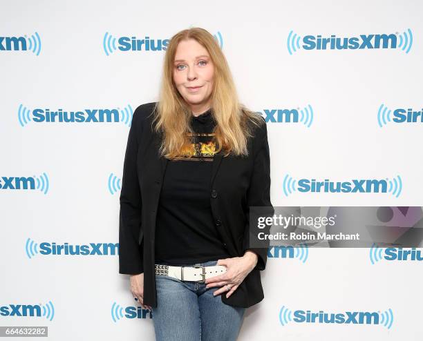 Bebe Buell visits at SiriusXM Studios on April 4, 2017 in New York City.