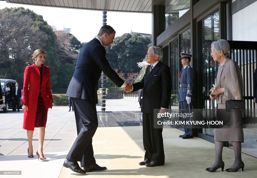 JAPAN-SPAIN-ROYALS
