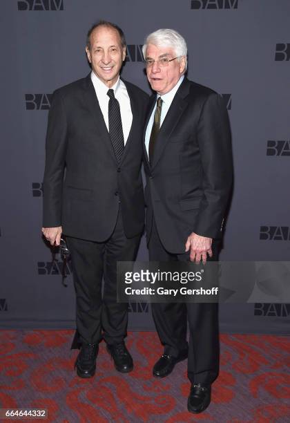 Real estate developer Bruce Ratner and event honoree, former BAM Board Chair Alan Fishman attend The Alan Gala at The BAM Howard Gilman Opera House...