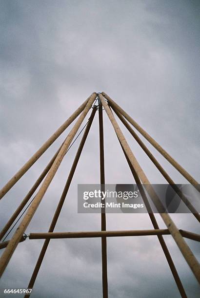 Tepee Structure 109 Tipi Poles Stock Photos, High-Res Pictures, and Images - Getty Images