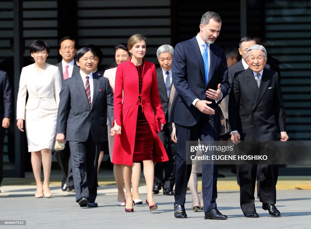 JAPAN-SPAIN-ROYALS