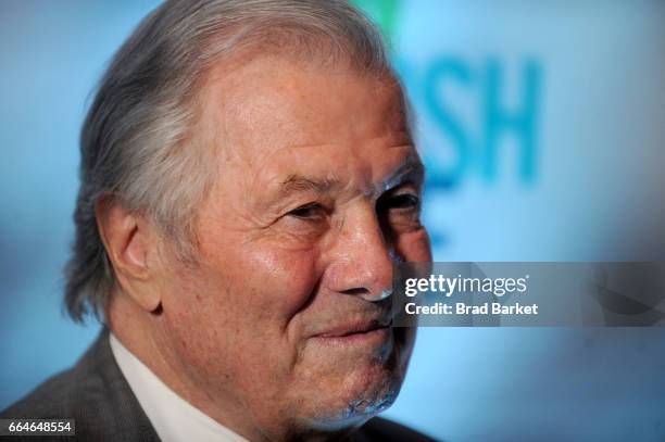 Chef Jacques Pepin attends the 4th Annual "Eight Over Eighty" Benefit Gala Honors at Mandarin Oriental New York on April 4, 2017 in New York City.