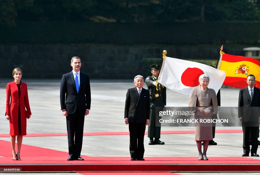 JAPAN-SPAIN-ROYALS
