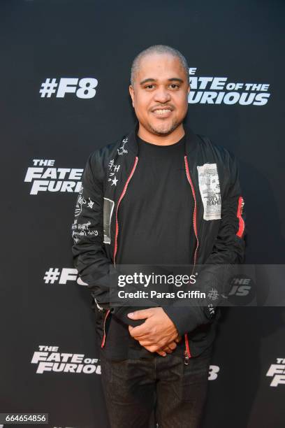 Irv Gotti attends "The Fate Of The Furious" Atlanta red carpet screening at SCADshow on April 4, 2017 in Atlanta, Georgia.