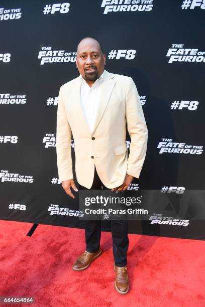 Frank Ski attends "The Fate Of The Furious" Atlanta red carpet screening at SCADshow on April 4, 2017 in Atlanta, Georgia.