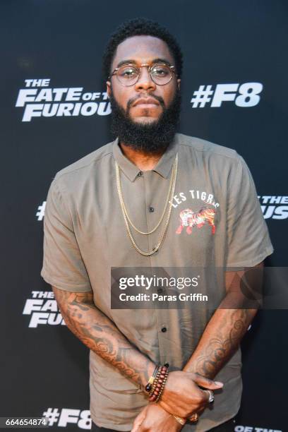 Big K.R.I.T attends "The Fate Of The Furious" Atlanta red carpet screening at SCADshow on April 4, 2017 in Atlanta, Georgia.