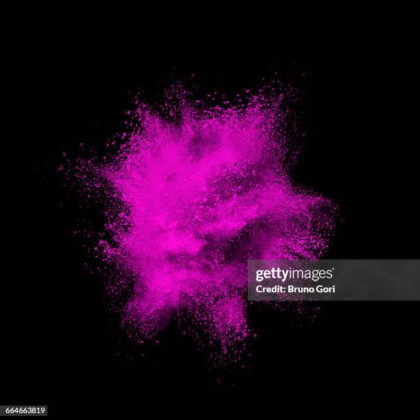 Pink Clay Exploding 117 Break Through Particles Stock Photos, High-Res Pictures, and Images ...
