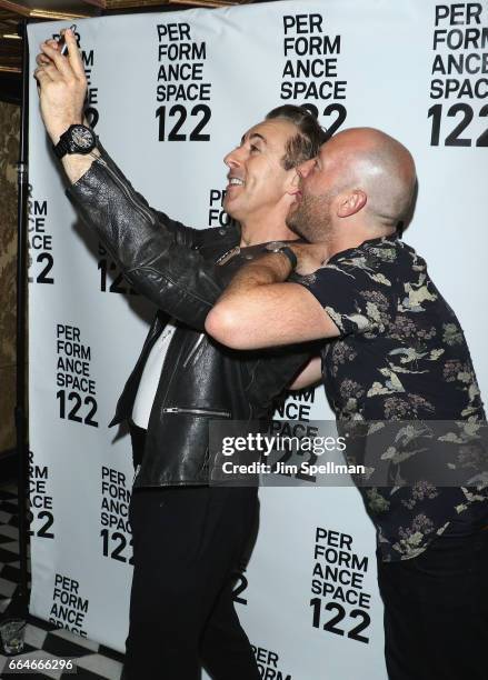 Honoree Alan Cumming and Director John Tiffany attend the PS 122 Gala at The Diamond Horseshoe on April 4, 2017 in New York City.