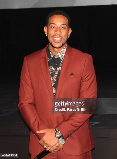 Ludacris speaks at The Fate Of The Furious Atlanta Red Carpet Screening at SCADshow on April 4, 2017 in Atlanta, Georgia.