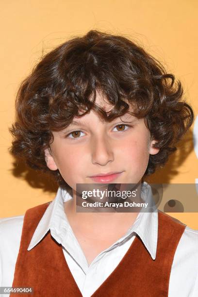 August Maturo attends the premiere of Fox Searchlight Pictures' "Gifted" at Pacific Theaters at the Grove on April 4, 2017 in Los Angeles, California.