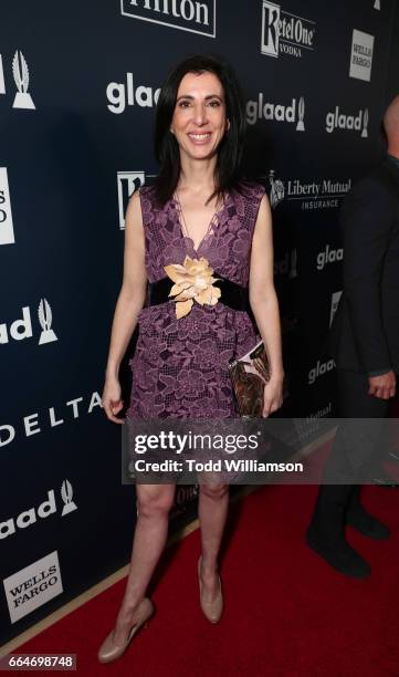 Writer/Producer Aline Brosh McKenna attends the 28th Annual GLAAD Media Awards in LA at The Beverly Hilton Hotel on April 1, 2017 in Beverly Hills,...