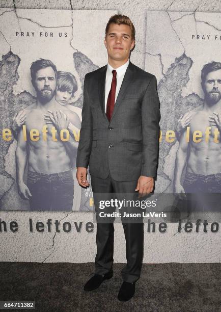 Actor Chris Zylka attends the season 3 premiere of "The Leftovers" at Avalon Hollywood on April 4, 2017 in Los Angeles, California.