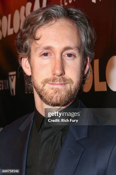 Actor Adam Shulman arrives at the premiere of Neon's "Colossal" at the Vista Theatre on April 4, 2017 in Los Angeles, California.