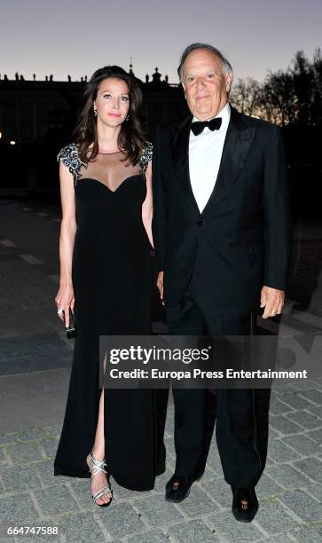 Carlos Falco and Esther Doña attend the Global Gift Gala 2017 at Royal Theatre on April 4, 2017 in Madrid, Spain.