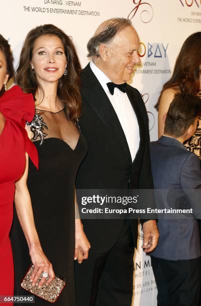 Carlos Falco and Esther Doña attend the Global Gift Gala 2017 at Royal Theatre on April 4, 2017 in Madrid, Spain.