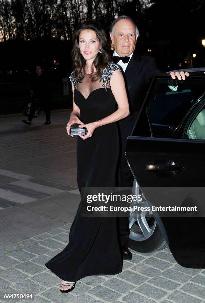 Carlos Falco and Esther Doña attend the Global Gift Gala 2017 at Royal Theatre on April 4, 2017 in Madrid, Spain.