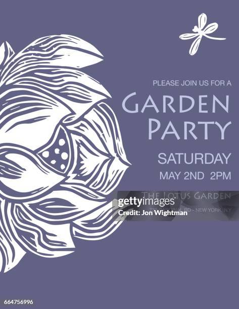 handgeschnitzte linolschnitt-block-druck - lotus design - linolschnitt stock-grafiken, -clipart, -cartoons und -symbole