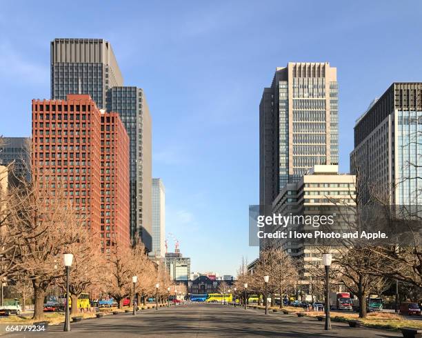tokyo city view - 一月 stockfoto's en -beelden