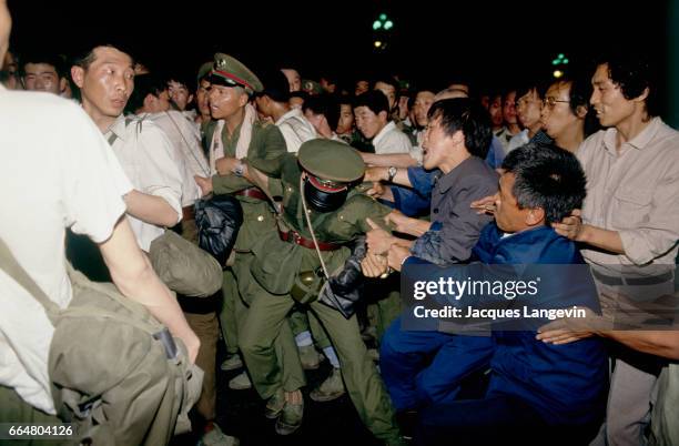 Students protest in Tiananmen Square for democracy and greater freedom of search from the Chinese government. The student protest movement started...